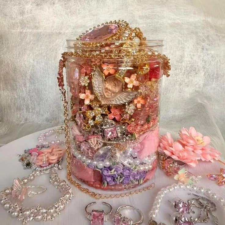 Jumbo mystery jewellery jar (1000ml/30cm height)